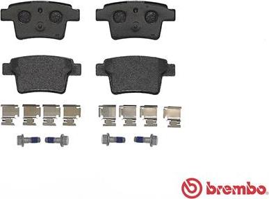 Brembo P 24 063 - Тормозные колодки, дисковые, комплект avtokuzovplus.com.ua