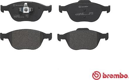 Brembo P 24 071 - Тормозные колодки, дисковые, комплект autodnr.net