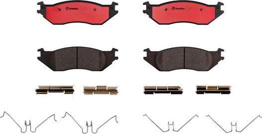 Brembo P24114N - Тормозные колодки, дисковые, комплект avtokuzovplus.com.ua