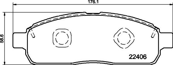 Brembo P 24 135 - Тормозные колодки, дисковые, комплект avtokuzovplus.com.ua