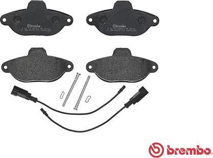 Brembo P 24 147 - Тормозные колодки, дисковые, комплект avtokuzovplus.com.ua