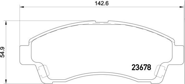 Brembo P 24 149 - Гальмівні колодки, дискові гальма autocars.com.ua