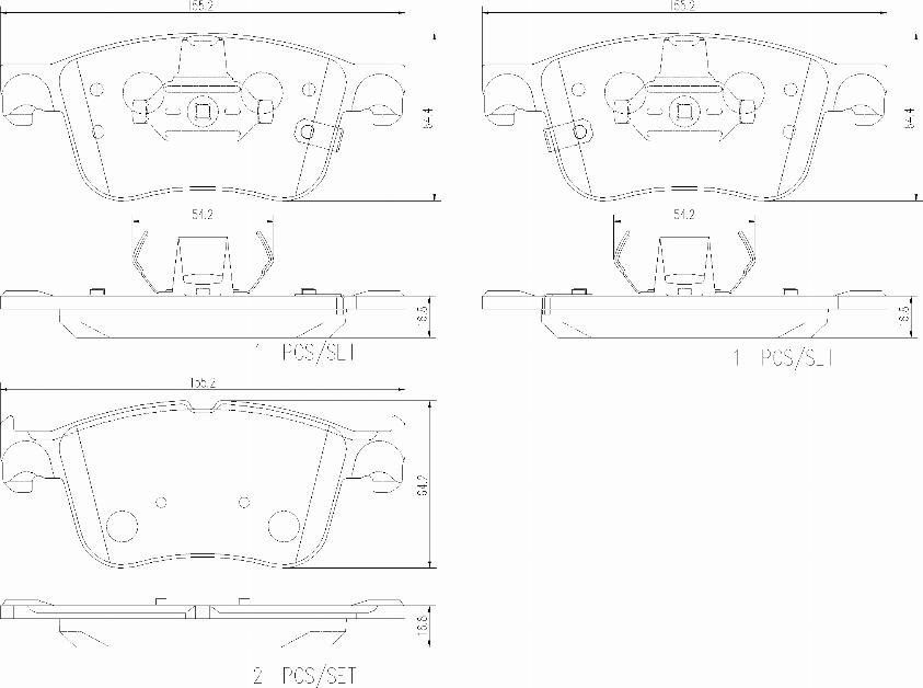 Brembo P24234N - Тормозные колодки, дисковые, комплект avtokuzovplus.com.ua