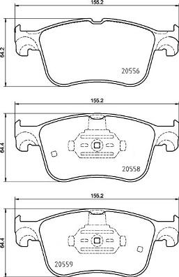 Brembo P 24 234 - Гальмівні колодки, дискові гальма autocars.com.ua