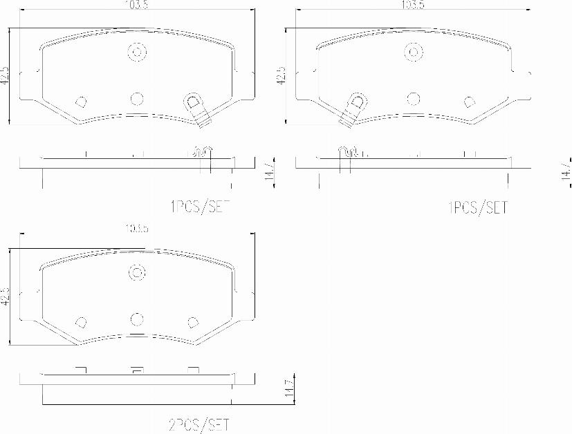 Brembo P 25 002 - Гальмівні колодки, дискові гальма autocars.com.ua