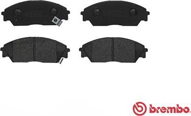 Brembo P 28 016 - Тормозные колодки, дисковые, комплект avtokuzovplus.com.ua