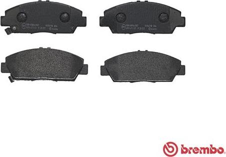 Brembo P 28 021 - Гальмівні колодки, дискові гальма autocars.com.ua