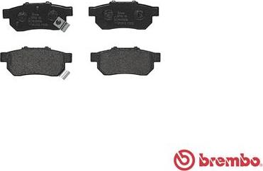 Brembo P 28 025 - Гальмівні колодки, дискові гальма autocars.com.ua