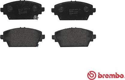 Brembo P 28 029 - Гальмівні колодки дискові autocars.com.ua