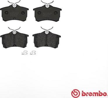 Brembo P 28 030 - Гальмівні колодки, дискові гальма autocars.com.ua