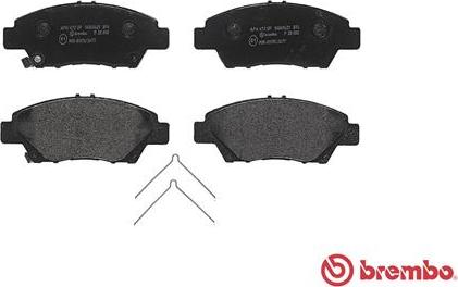 Brembo P 28 050 - Тормозные колодки, дисковые, комплект avtokuzovplus.com.ua