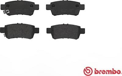 Brembo P 28 062 - Гальмівні колодки, дискові гальма autocars.com.ua