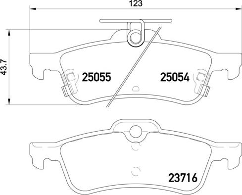 Brembo P 28 070 - 0 autocars.com.ua