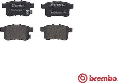 Brembo P 28 072 - Гальмівні колодки, дискові гальма autocars.com.ua