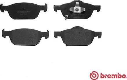 Brembo P 28 076 - Тормозные колодки, дисковые, комплект avtokuzovplus.com.ua