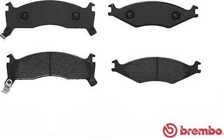 Brembo P 30 006 - Гальмівні колодки, дискові гальма autocars.com.ua