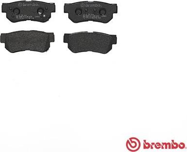 Brembo P 30 014 - Тормозные колодки, дисковые, комплект autodnr.net