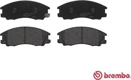 Brembo P 30 017 - Тормозные колодки, дисковые, комплект avtokuzovplus.com.ua