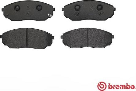 Brembo P 30 019 - Тормозные колодки, дисковые, комплект avtokuzovplus.com.ua