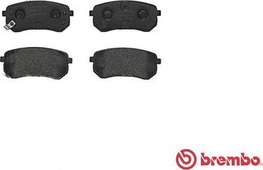 Brembo P 30 033 - Тормозные колодки, дисковые, комплект autodnr.net