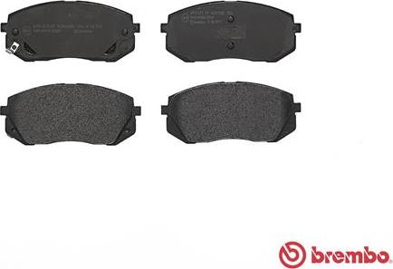 Brembo P 30 039 - Тормозные колодки, дисковые, комплект avtokuzovplus.com.ua