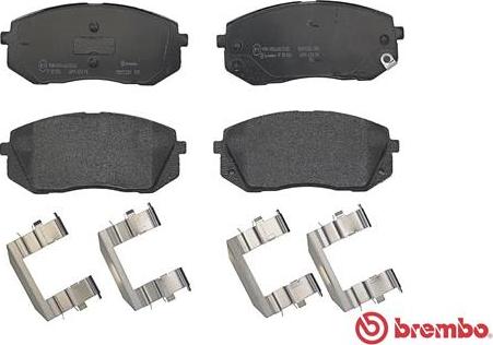 Brembo P 30 056 - Гальмівні колодки, дискові гальма autocars.com.ua