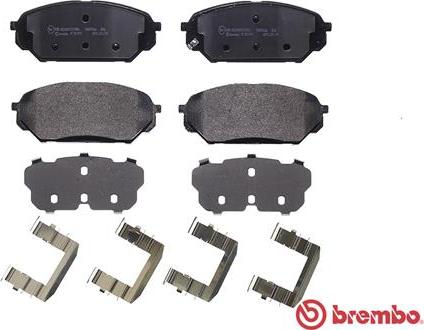 Brembo P 30 071 - Тормозные колодки, дисковые, комплект avtokuzovplus.com.ua