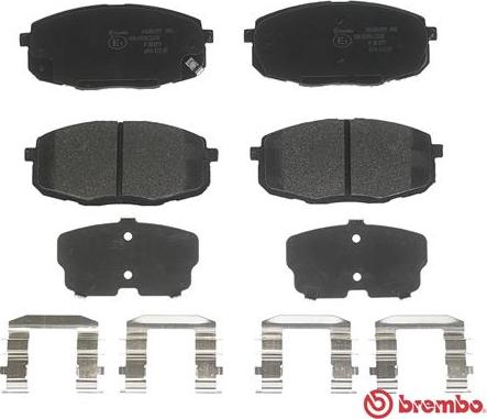 Brembo P 30 077 - Гальмівні колодки, дискові гальма autocars.com.ua