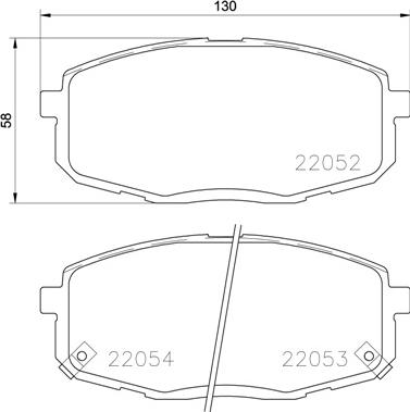 Brembo P 30 077 - Тормозные колодки, дисковые, комплект autodnr.net