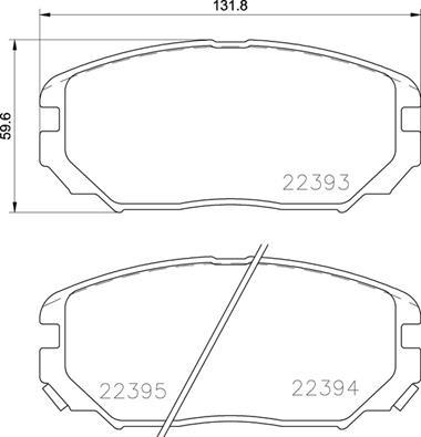 Brembo P 30 087 - Тормозные колодки, дисковые, комплект autodnr.net