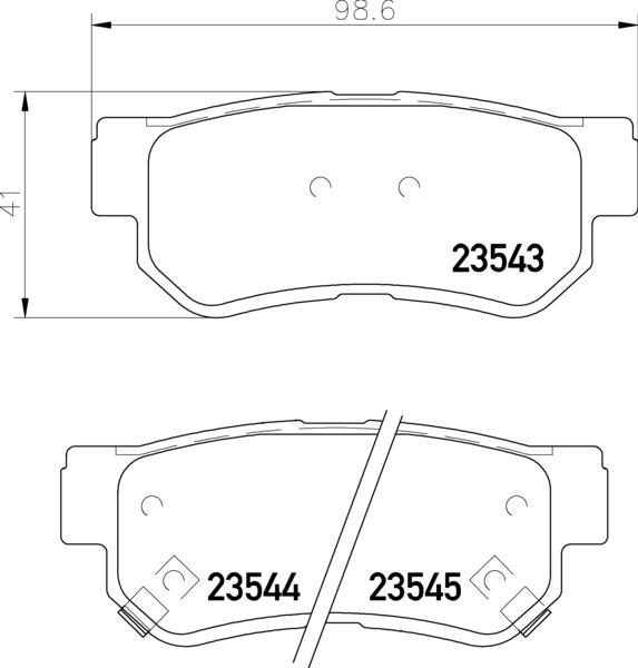 Brembo P 30 088 - Гальмівні колодки, дискові гальма autocars.com.ua