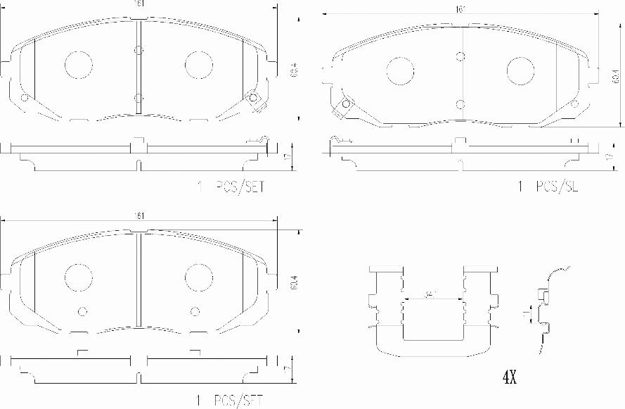 Brembo P30095N - Гальмівні колодки, дискові гальма autocars.com.ua