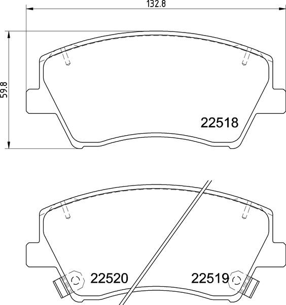 Brembo P 30 107E - Тормозные колодки, дисковые, комплект autodnr.net