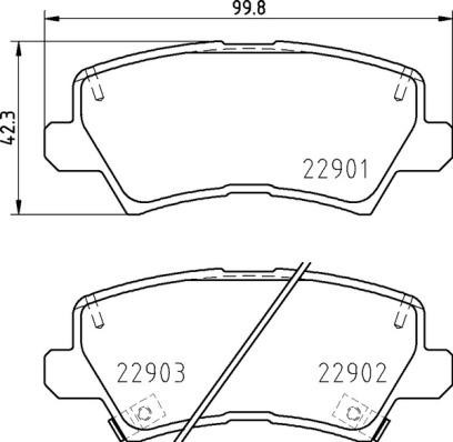 Brembo P 30 111 - Гальмівні колодки, дискові гальма autocars.com.ua