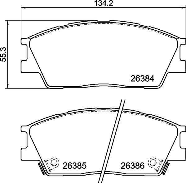 Brembo P 30 126 - Гальмівні колодки, дискові гальма autocars.com.ua