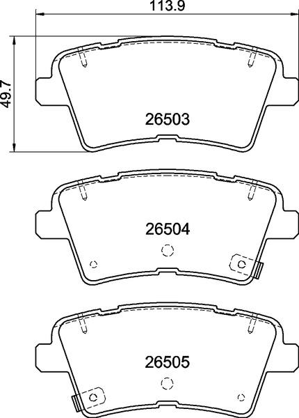 Brembo P 30 147 - Гальмівні колодки, дискові гальма autocars.com.ua