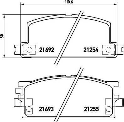 Brembo P 34 001 - Гальмівні колодки, дискові гальма autocars.com.ua