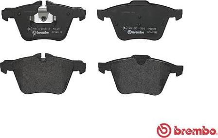 Brembo P 36 019 - Тормозные колодки, дисковые, комплект avtokuzovplus.com.ua