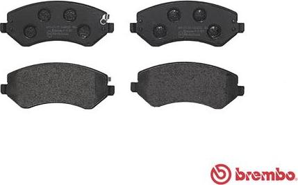 Brembo P 37 007 - Колодки тормозные дисковые передн. CHRYSLER VOYAGER IV RG  RS 09-99-12-08 - DODGE CARAVAN RG_ 0 autodnr.net