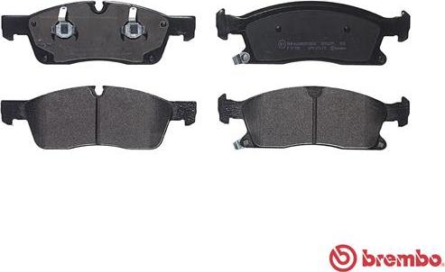 Brembo P 37 015 - Тормозные колодки, дисковые, комплект avtokuzovplus.com.ua