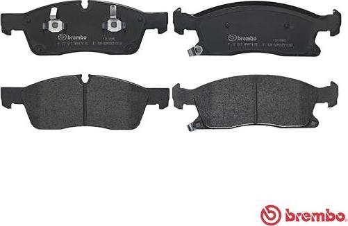 Brembo P 37 017 - Гальмівні колодки, дискові гальма autocars.com.ua