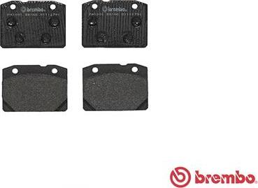 Brembo P 41 001 - Гальмівні колодки, дискові гальма autocars.com.ua