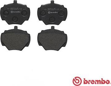 Brembo P 44 001 - Тормозные колодки, дисковые, комплект avtokuzovplus.com.ua