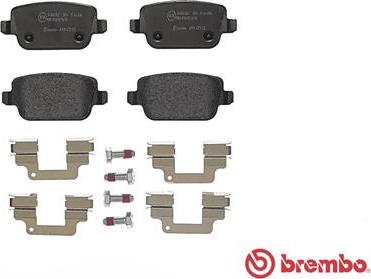 Brembo P 44 016 - Гальмівні колодки, дискові гальма autocars.com.ua