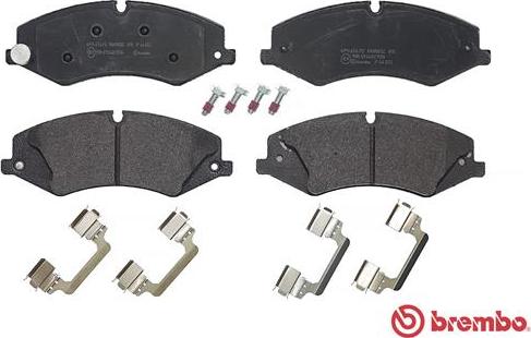 Brembo P 44 022 - Тормозные колодки, дисковые, комплект autodnr.net