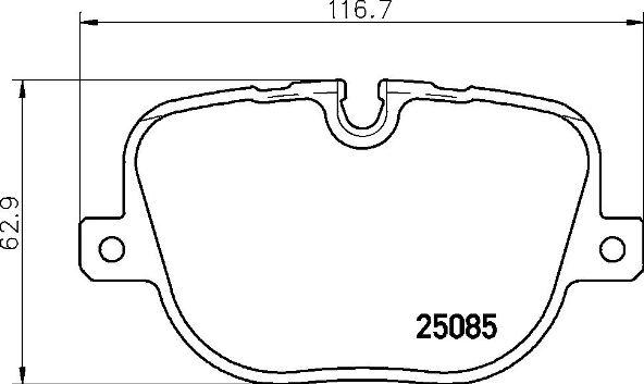 Brembo P 44 025 - Гальмівні колодки, дискові гальма autocars.com.ua