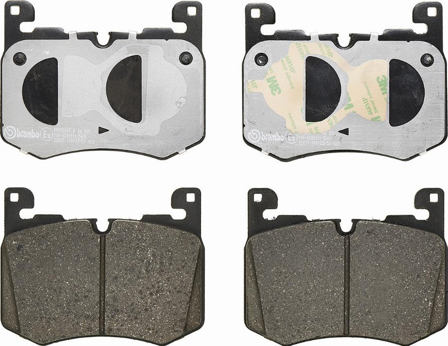 Brembo P 44 030 - Гальмівні колодки, дискові гальма autocars.com.ua