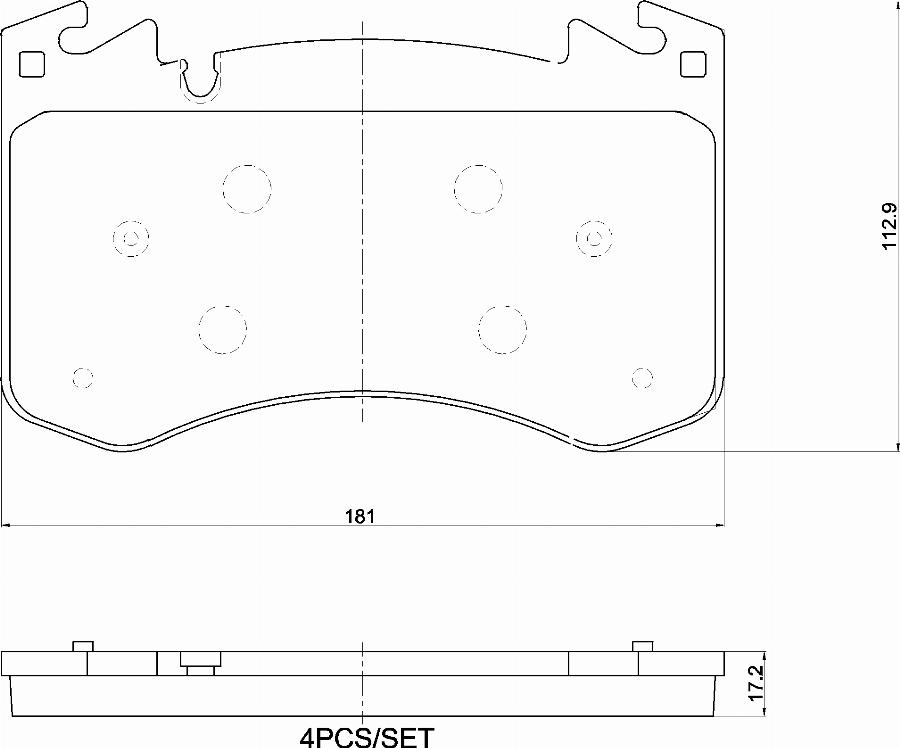 Brembo P 44 031 - Гальмівні колодки, дискові гальма autocars.com.ua