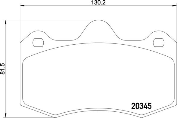 Brembo P 47 001 - Гальмівні колодки, дискові гальма autocars.com.ua