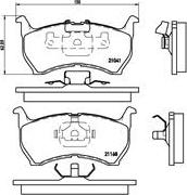 Brembo P 49 004 - Тормозные колодки, дисковые, комплект avtokuzovplus.com.ua